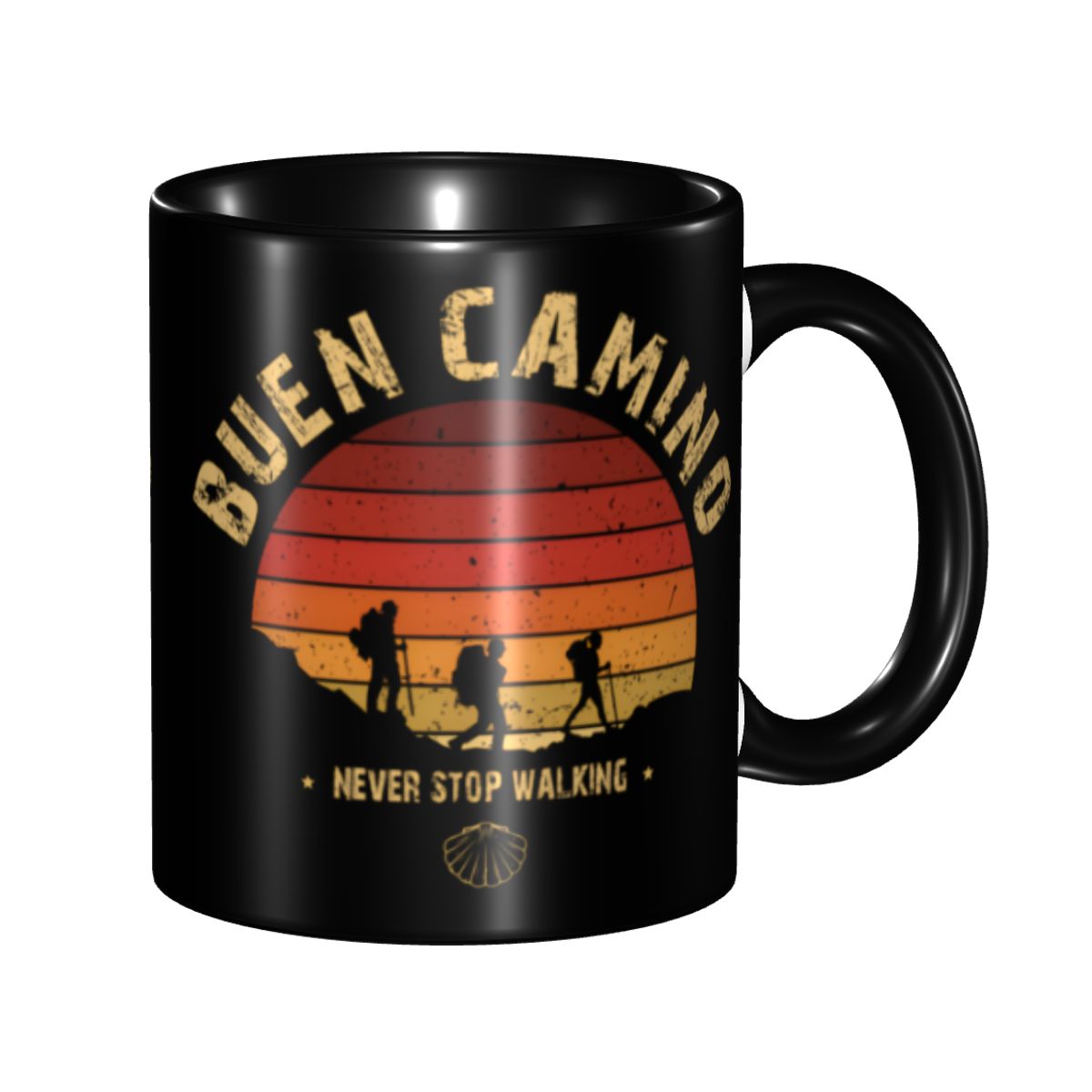 Water Tea And Coffee - Caneca de Café Personalizada Buen Camino