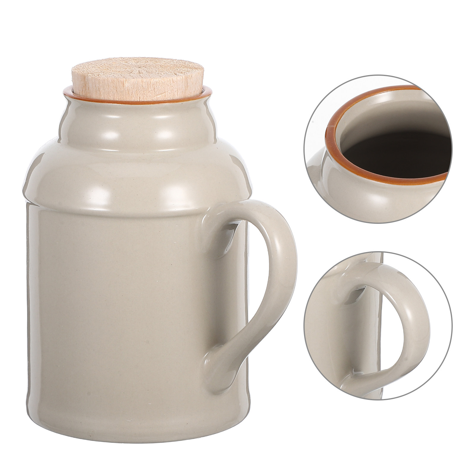 Water Tea And Coffee - Jarra Decorativa Vintage de Cerâmica com