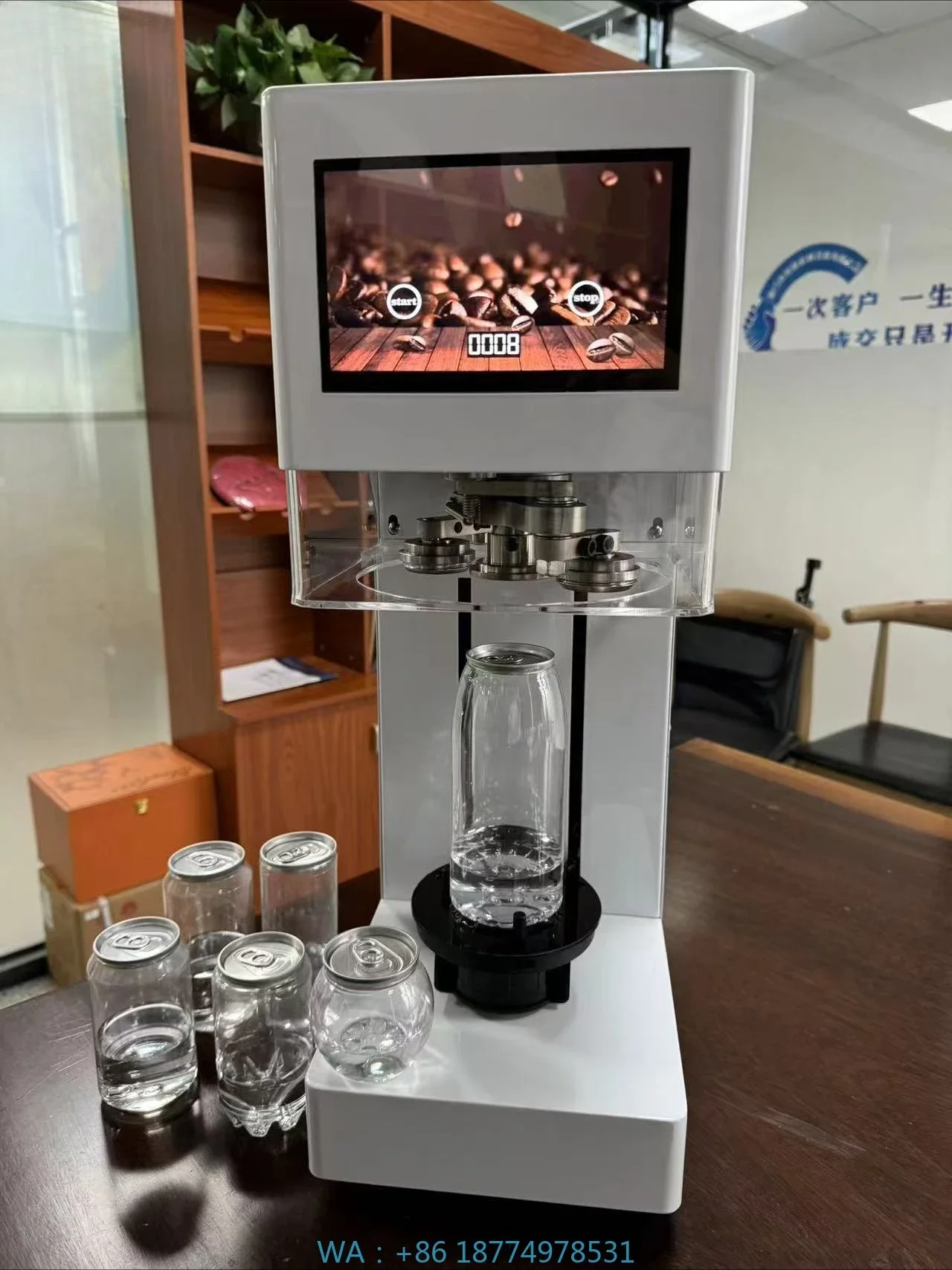 Juice Tea Coffee - Máquina de Selagem de Latas PET