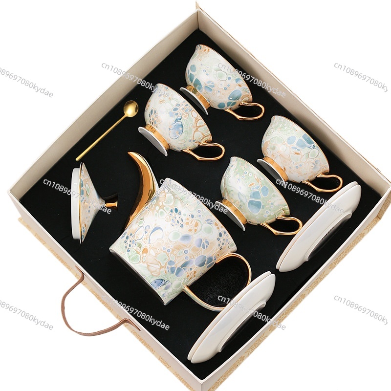 Coffee Tea Gift Set - Xícara de café, chaleira de cerâmica,