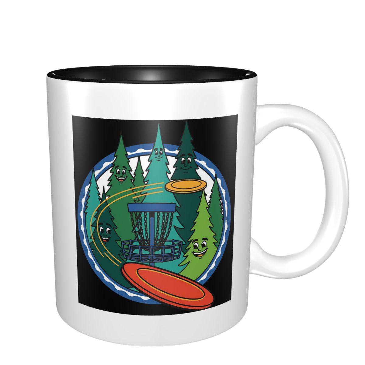 Coffee Tea Gift Basket - Caneca Engraçada de Cerâmica com Cesto