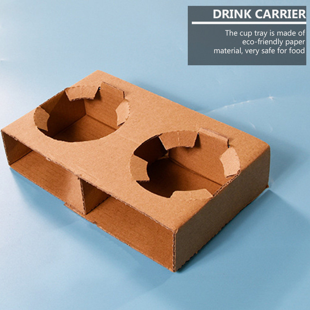 Coffee Tea Drink - 10 Peças de Bandejas de Papel