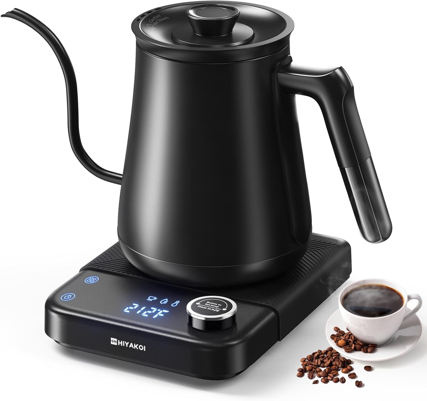 Tea And Coffee Kettle - Chaleira Elétrica Gooseneck com ±1 ℉