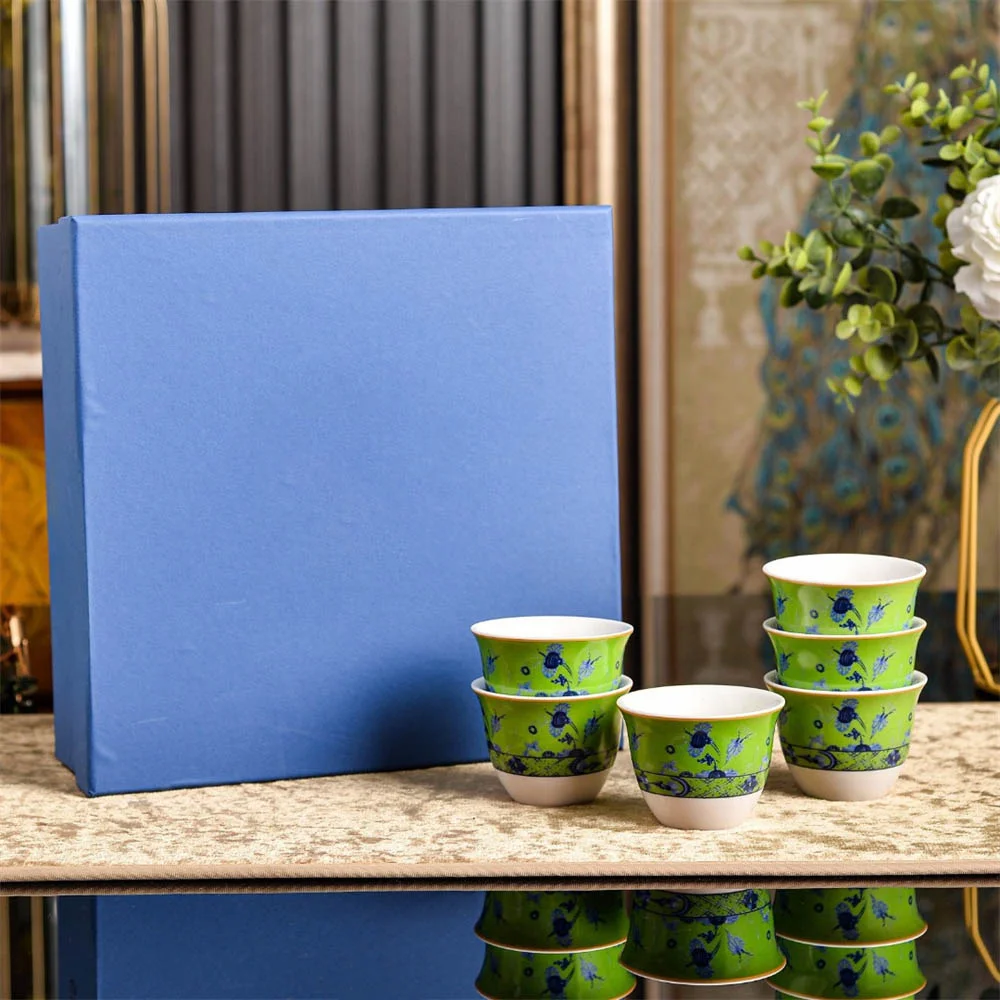 Conjunto de 6 Xícaras de Chá K - Coffee Tea Gift Set avaliação e preço