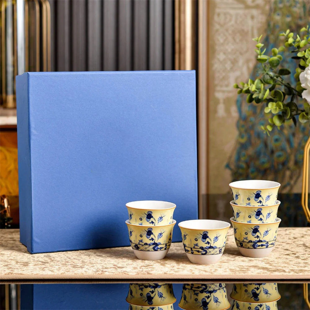 Conjunto de 6 Xícaras de Chá K - Coffee Tea Gift Set avaliação e preço