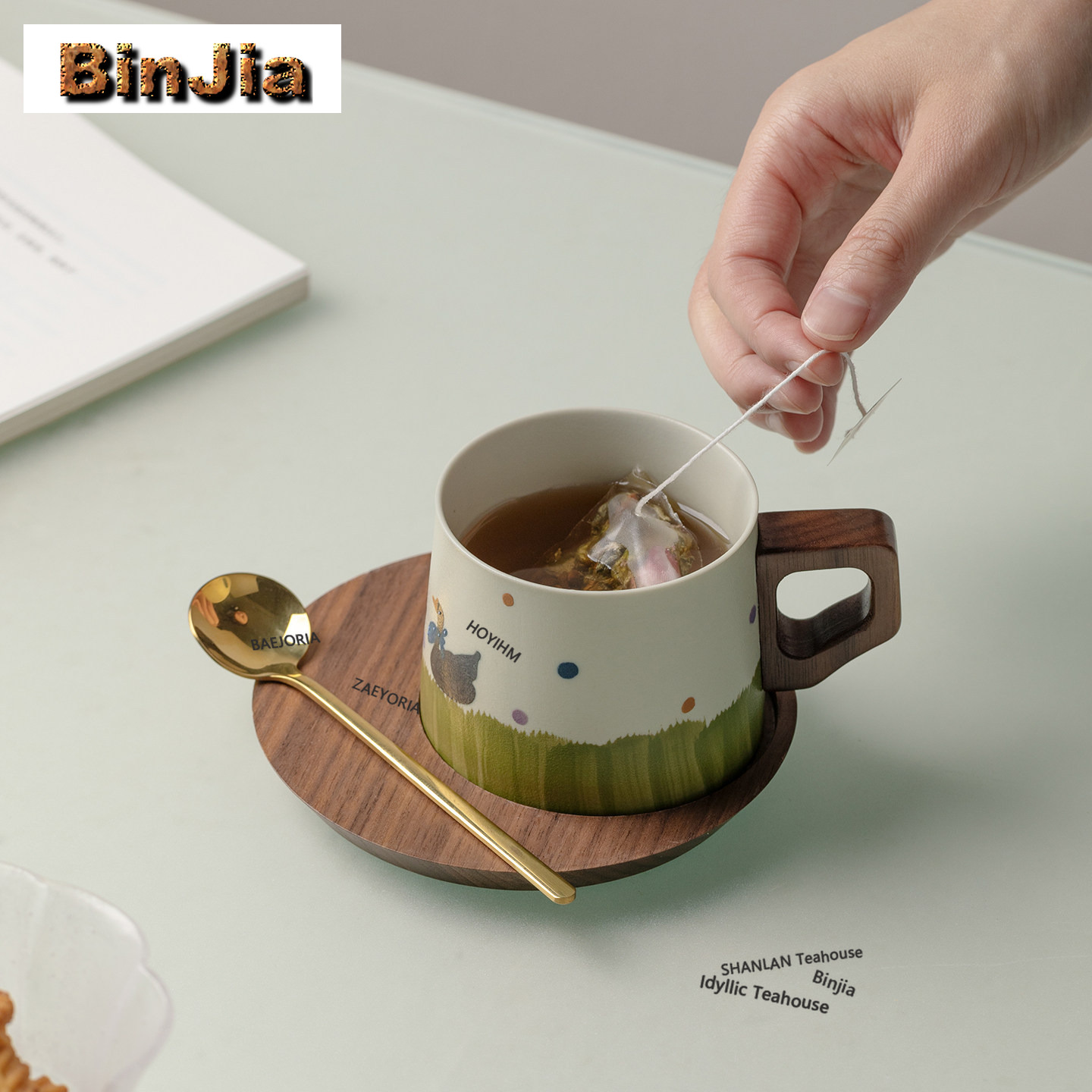 BAEJORIA Caneca de Café Green  - Coffee Tea Gift Set avaliação e preço