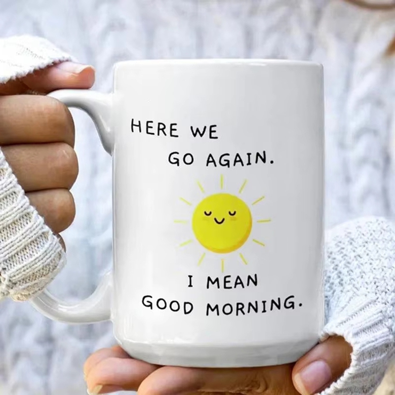 Caneca de Café Engraçada e Sar - Coffee Tea Good Morning avaliação e preço