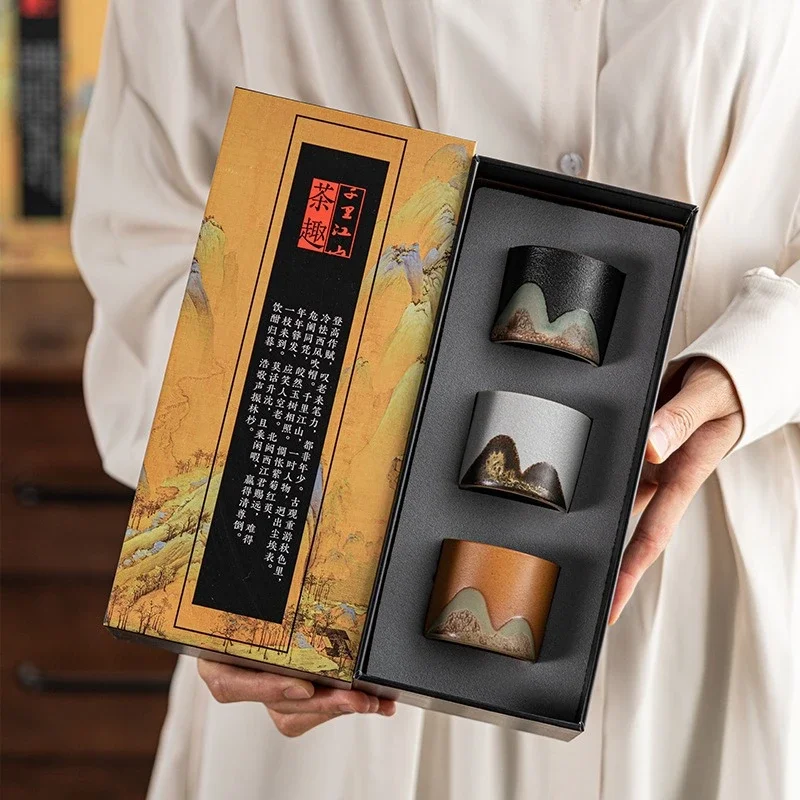 Caixa de presente, xícara de c - Coffee Tea Gift Set avaliação e preço