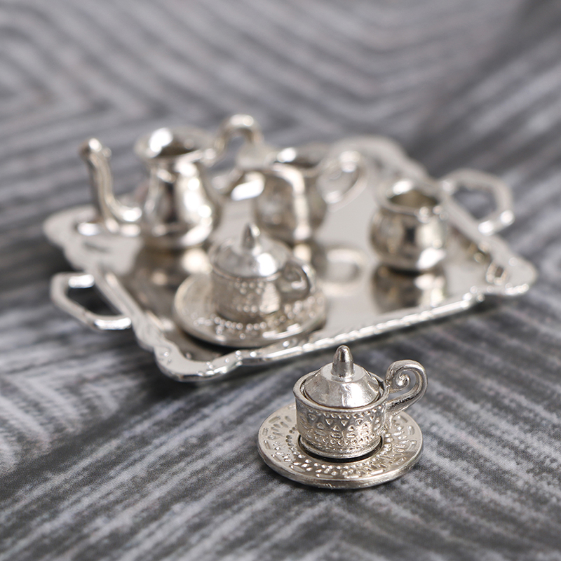 10 pçs/set 1/12 casa de boneca - Coffee Tea Gift Set avaliação e preço
