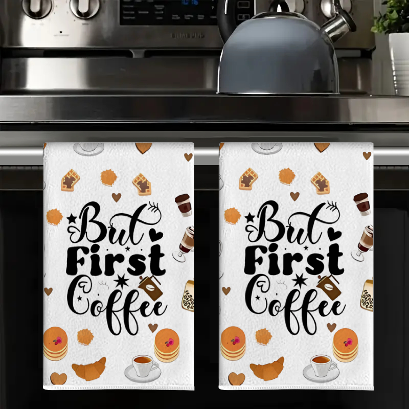 2 Peças, Panos de Cozinha Good - Coffee Tea Good Morning avaliação e preço