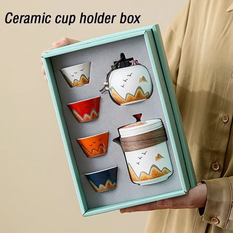 Caixa de presente, xícara de c - Coffee Tea Gift Set avaliação e preço