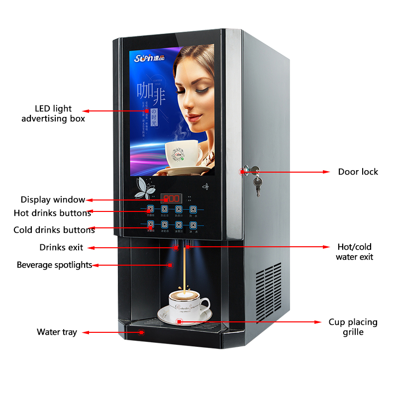 Máquina de Café Instantâneo 30 - Coffee Tea Hot avaliação e preço