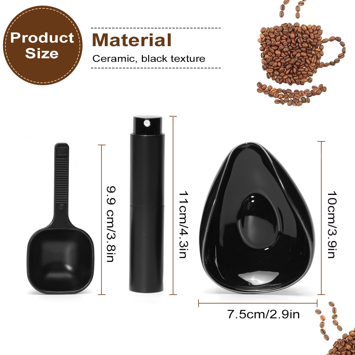 Conjunto de copo e colher dose - Tea And Coffee Kettle avaliação e preço