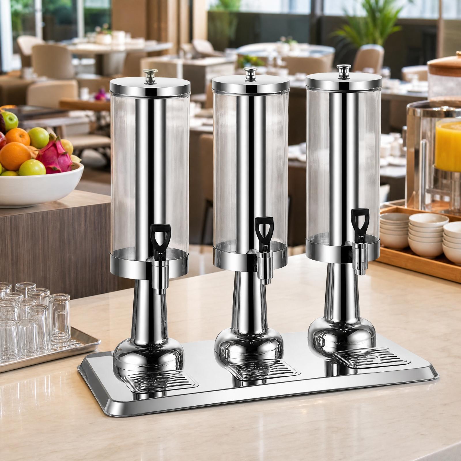 Dispensador de Bebidas de Três - Coffee Tea Drink avaliação e preço