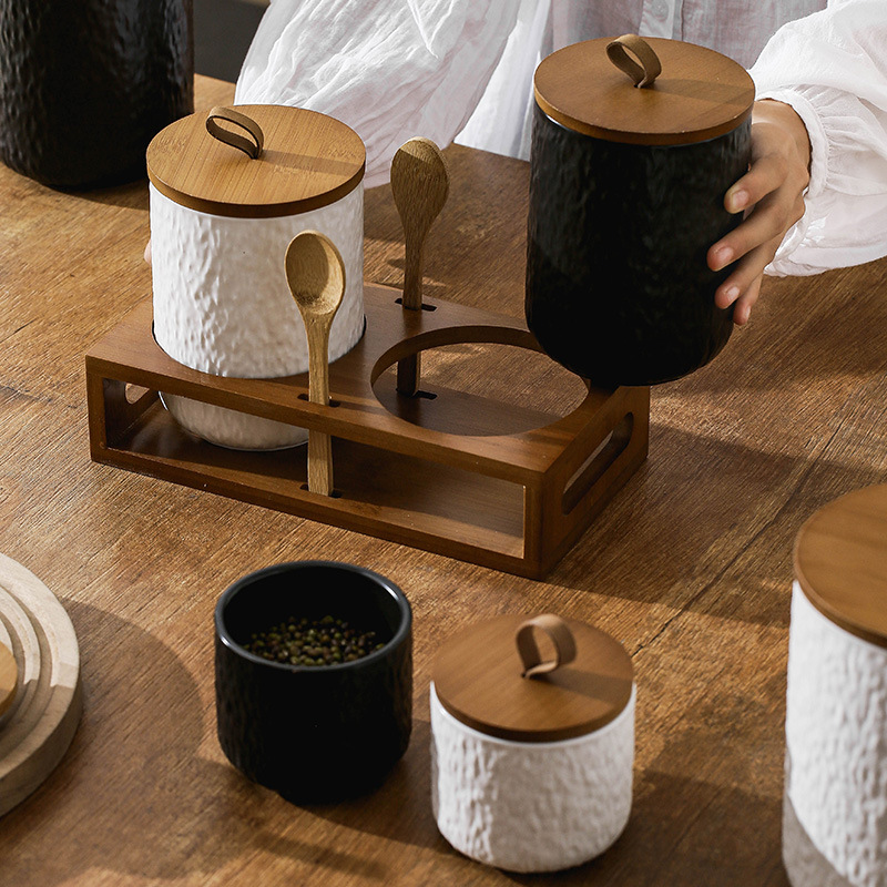Recipiente de cerâmica para ar - Coffee Tea Sugar Canisters avaliação e preço