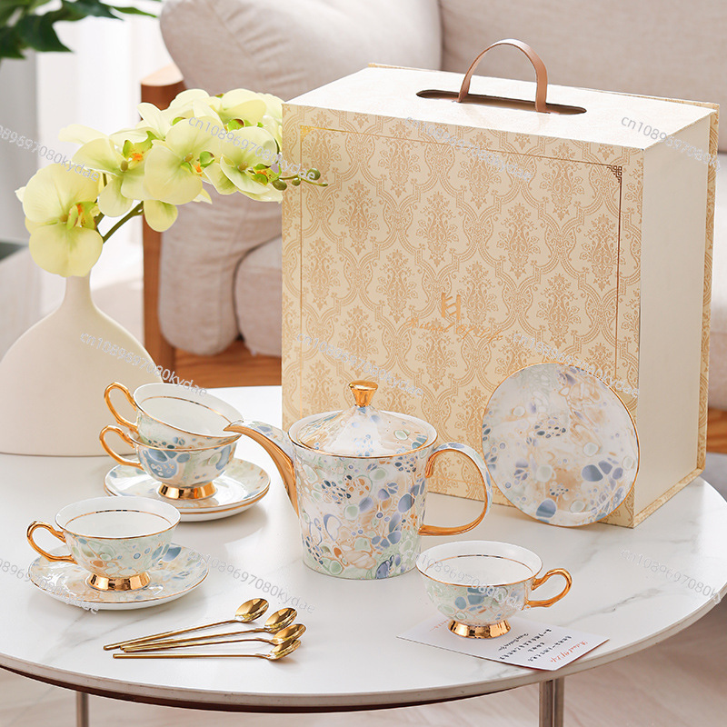 Xícara de café, chaleira de ce - Coffee Tea Gift Set avaliação e preço