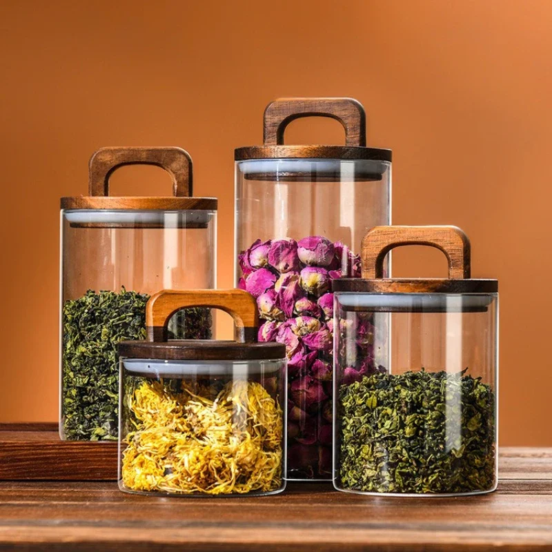 Frasco de vidro transparente c - Coffee Tea Sugar Canisters avaliação e preço