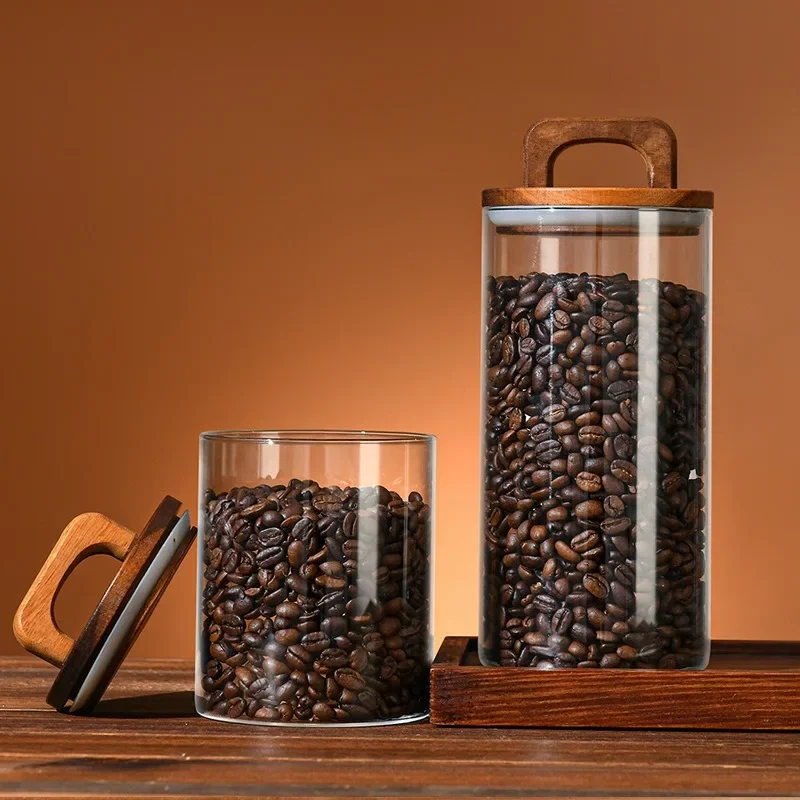 Frasco de vidro transparente c - Coffee Tea Sugar Canisters avaliação e preço