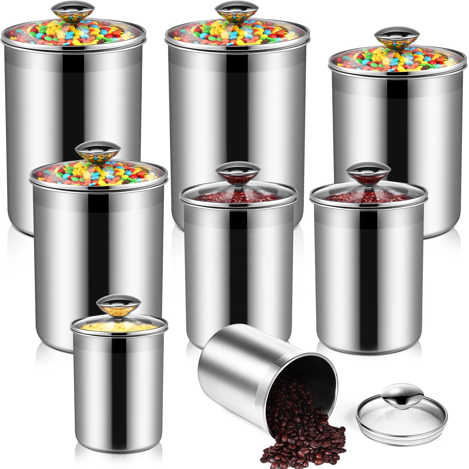 Recipientes de armazenamento d - Coffee Tea Sugar Canisters avaliação e preço