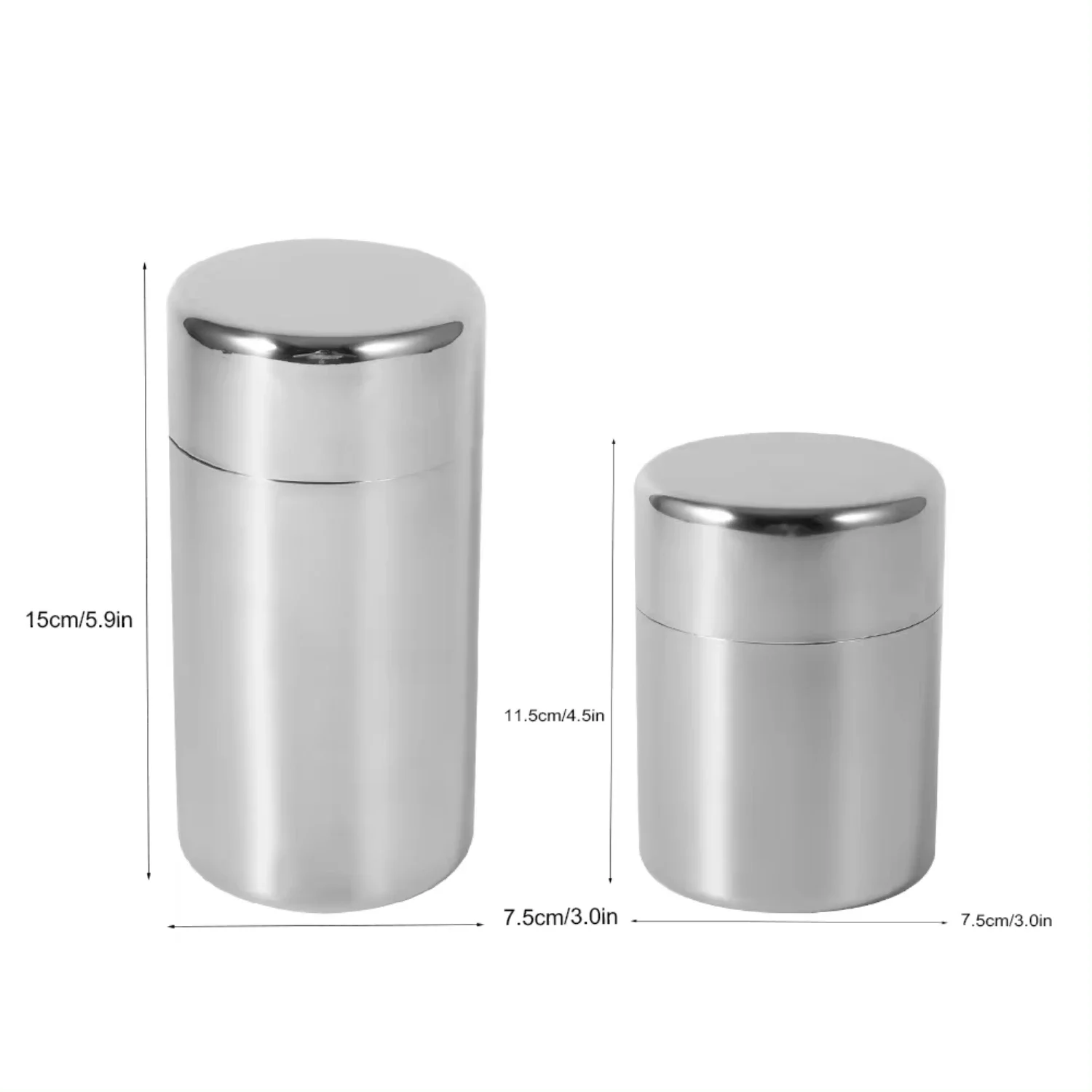 Latas de folhas de chá de aço  - Coffee Tea Sugar Canisters avaliação e preço
