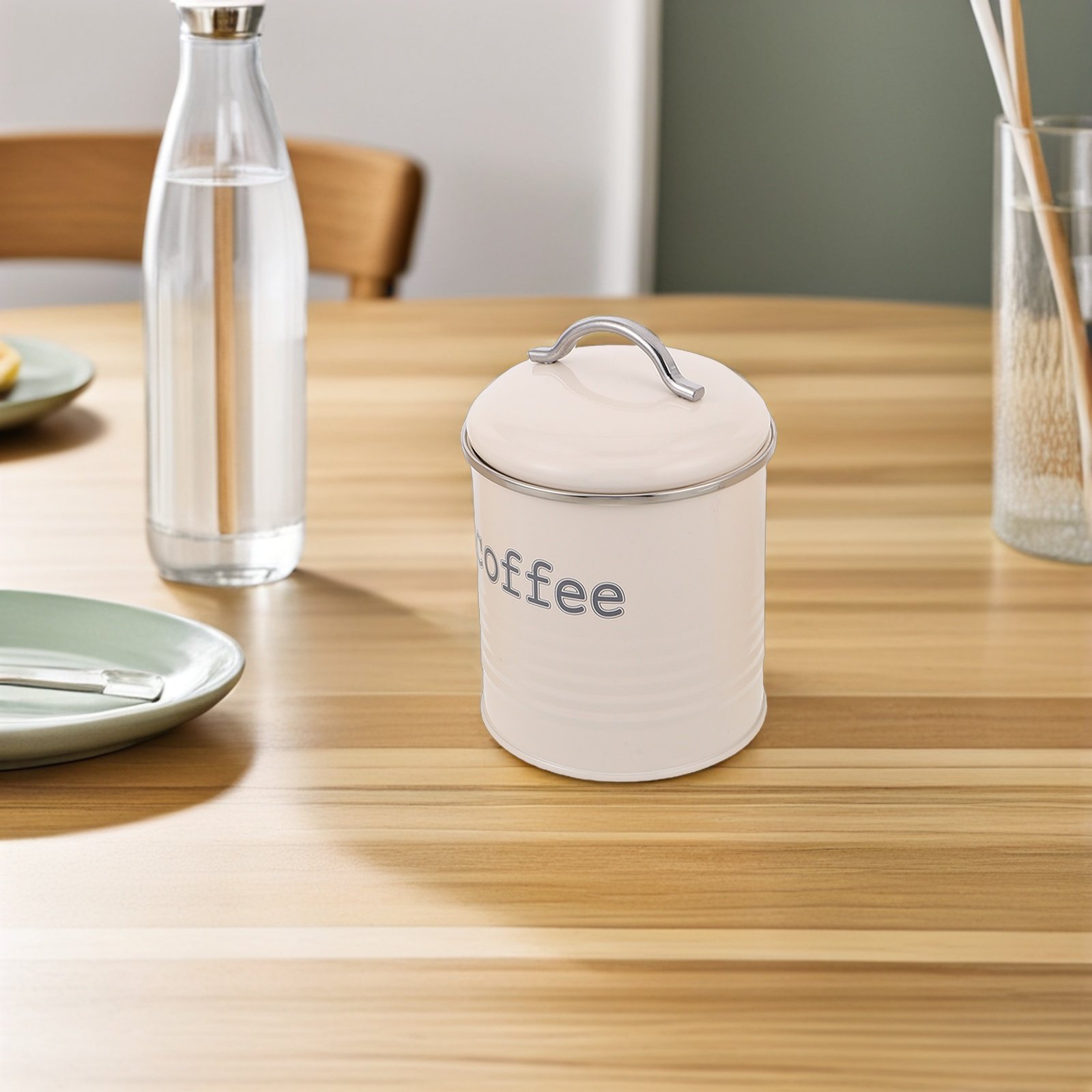 Conjunto de 3 Recipientes Herm - Coffee Tea Sugar Canisters avaliação e preço