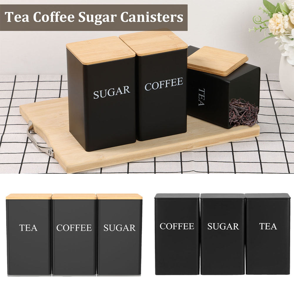 Jarra de armazenamento de grão - Coffee Tea Sugar Canisters avaliação e preço